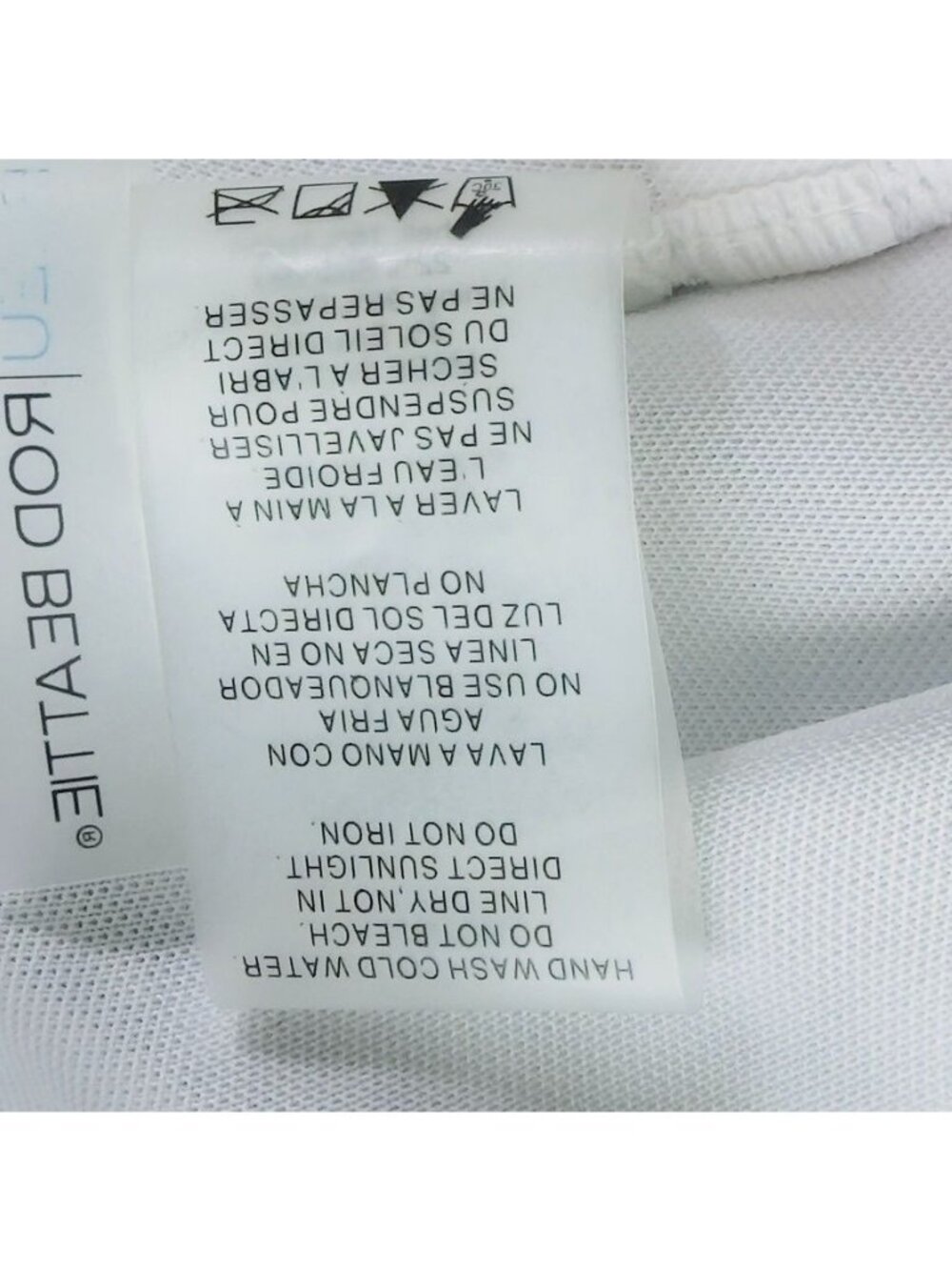 BLEU ROD BEATTIE Women's Swimsuit 1 Pc Striped Open Back Lace Up Size 4 - Picture 9 of 10